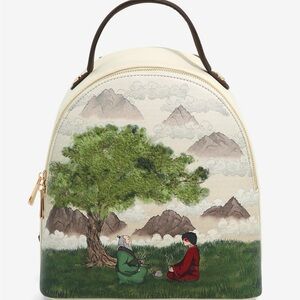 Avatar Cream Backpack with Scenic Design